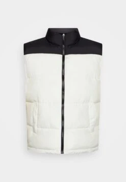 YOURTURN Puffer Vest Unisex - Bodywarmer - Black/White -Yourturn Verkoopwinkel 05059eb07ae24d6fa3fc95a8e7c767fe