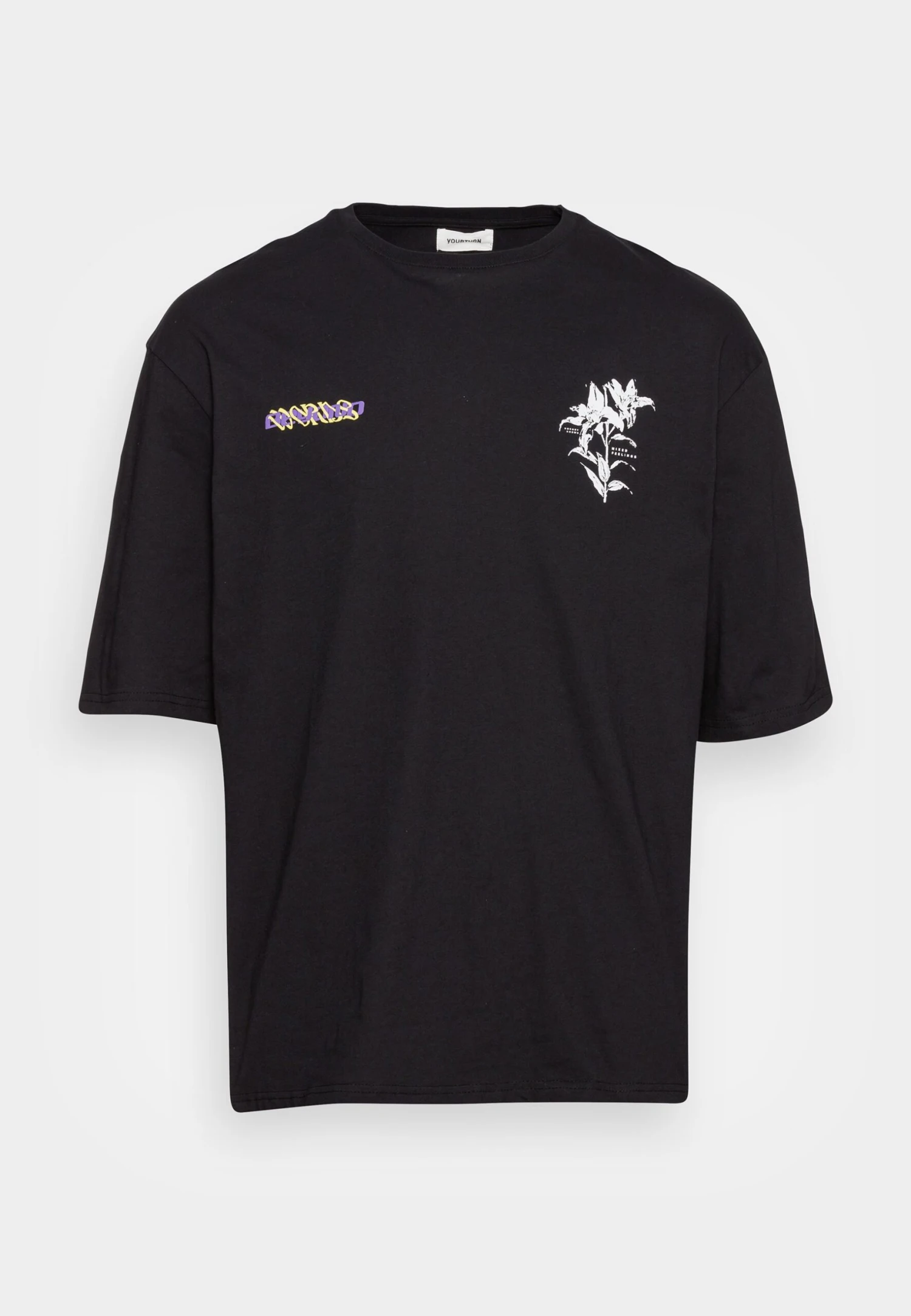 YOURTURN Graphic T-Shirt Beyond Unisex - T-Shirt Print - Black 4 YOURTURN Graphic T-Shirt Beyond Unisex - T-Shirt Print - Black - Afbeelding 4