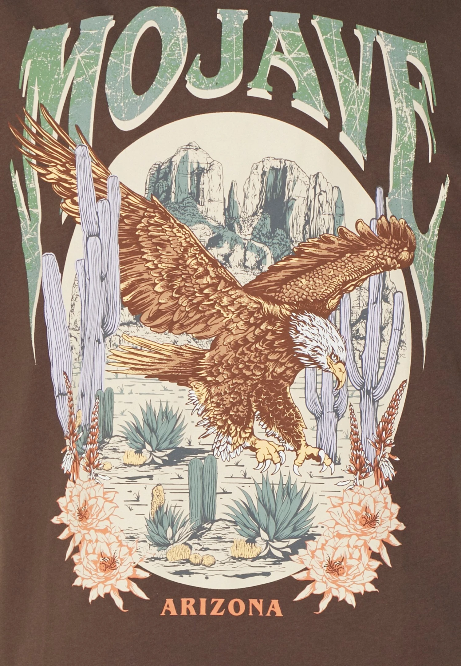 YOURTURN Unisex - T-Shirt Print - Brown 5 YOURTURN Unisex - T-Shirt Print - Brown - Afbeelding 5