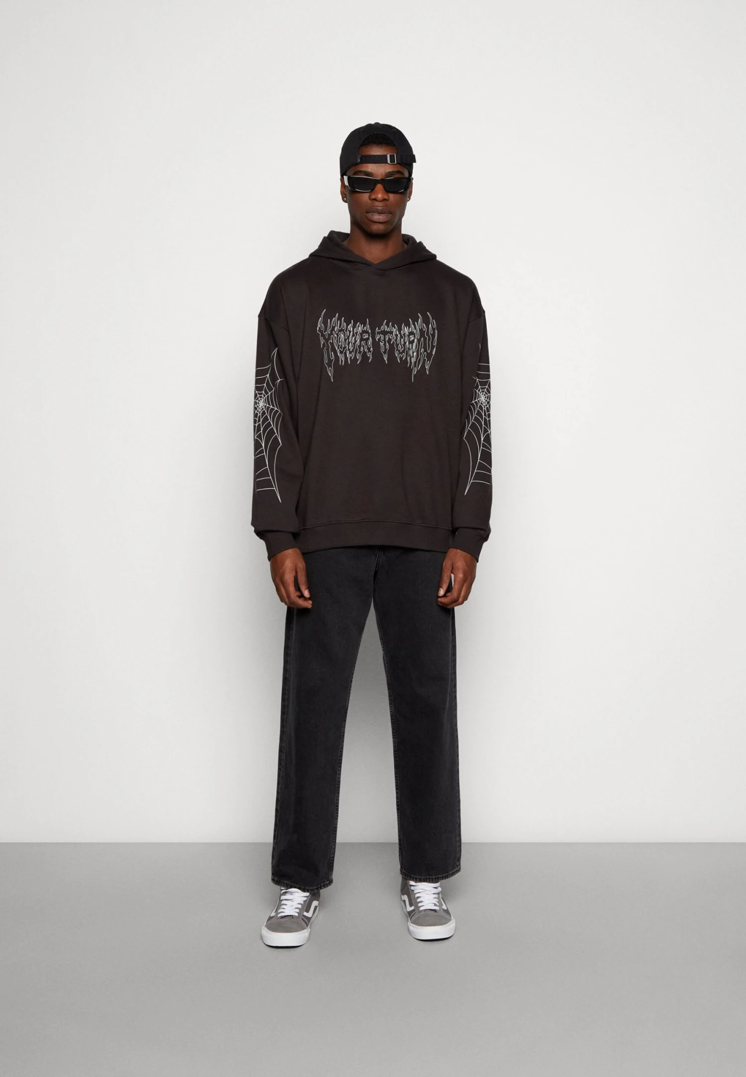 YOURTURN Spiderweb Unisex - Hoodie - Black 2 YOURTURN Spiderweb Unisex - Hoodie - Black - Afbeelding 2