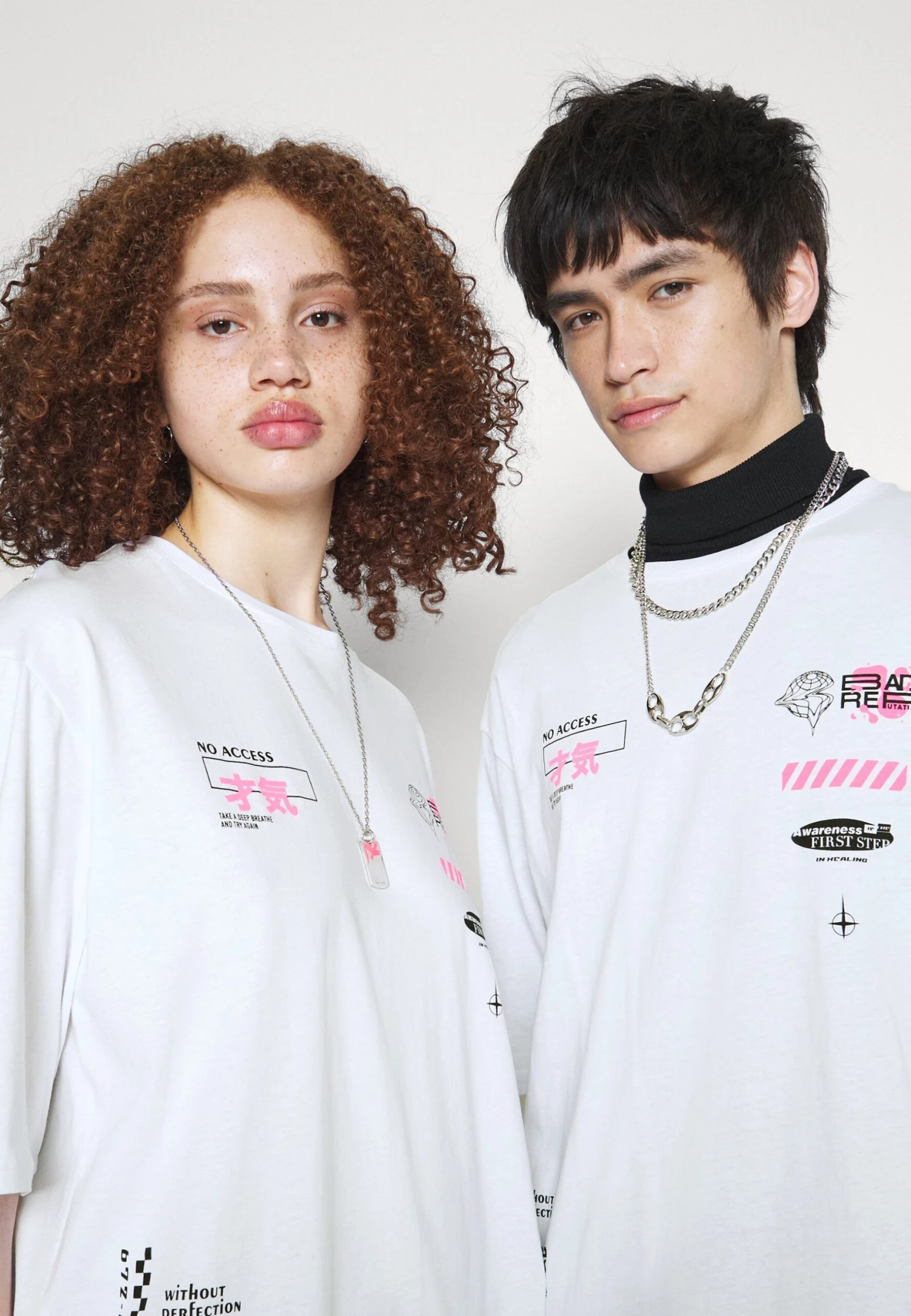 YOURTURN Unisex - T-Shirt Print - White 4 YOURTURN Unisex - T-Shirt Print - White - Afbeelding 4