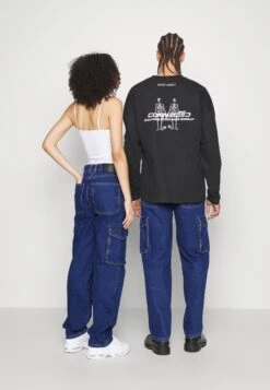 YOURTURN Cargo Denim Wide Leg Unisex - Relaxed Fit Jeans - Rinsed Denim -Yourturn Verkoopwinkel 25a443cf47cf4ce3b9345c7fd7249a8f