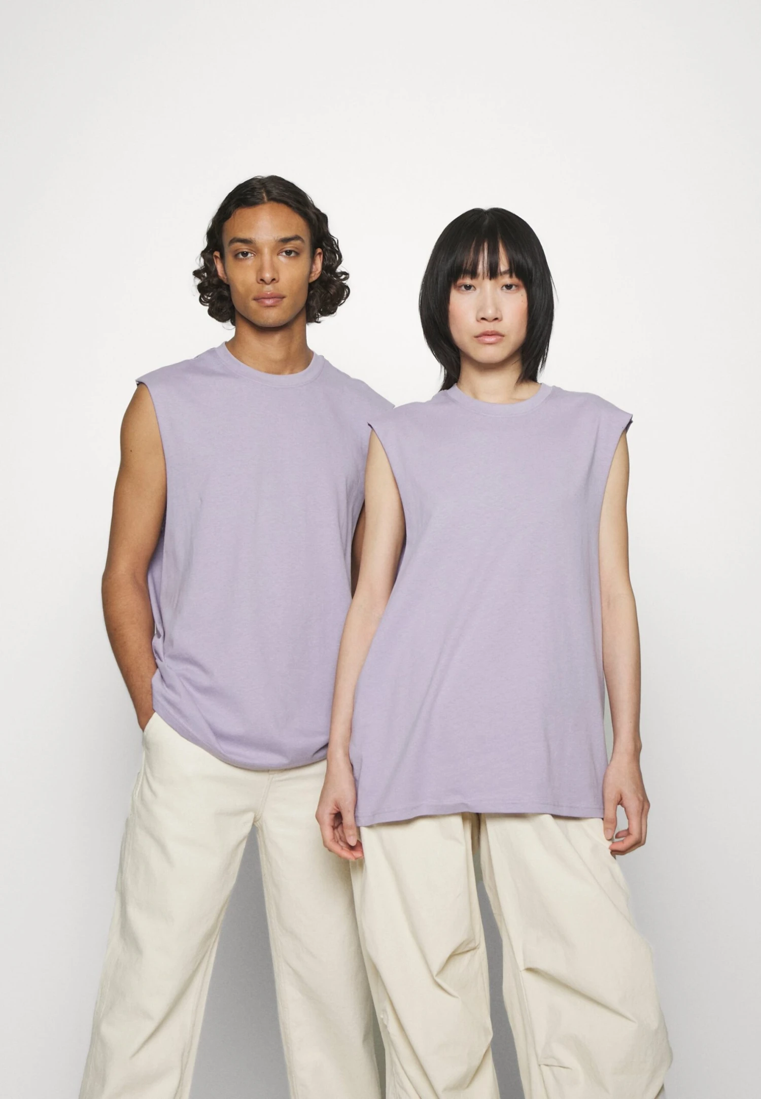 YOURTURN Unisex 2 Pack - Top - Lilac/Light Green 2 YOURTURN Unisex 2 Pack - Top - Lilac/Light Green - Afbeelding 2