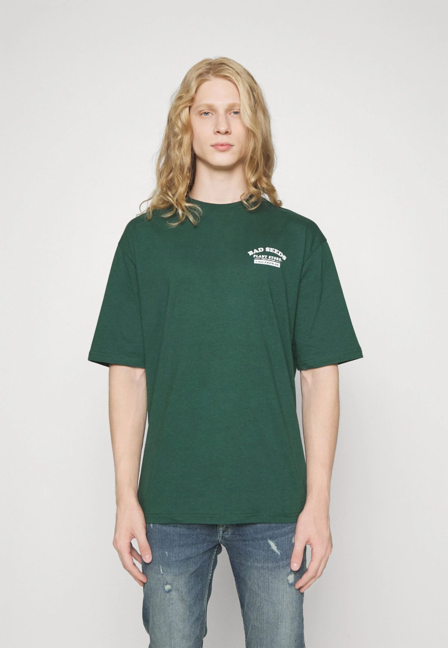 YOURTURN Unisex - T-Shirt Print - Dark Green 3 YOURTURN Unisex - T-Shirt Print - Dark Green - Afbeelding 3