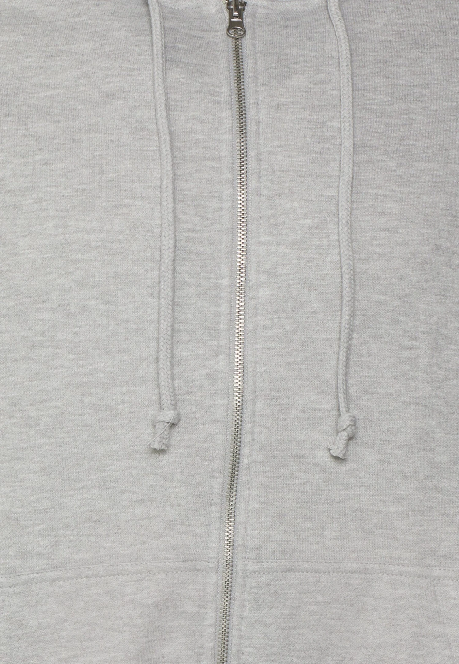 YOURTURN Relaxed Fit Unisex - Sweater Met Rits - Mottled Light Grey 3 YOURTURN Relaxed Fit Unisex - Sweater Met Rits - Mottled Light Grey - Afbeelding 3