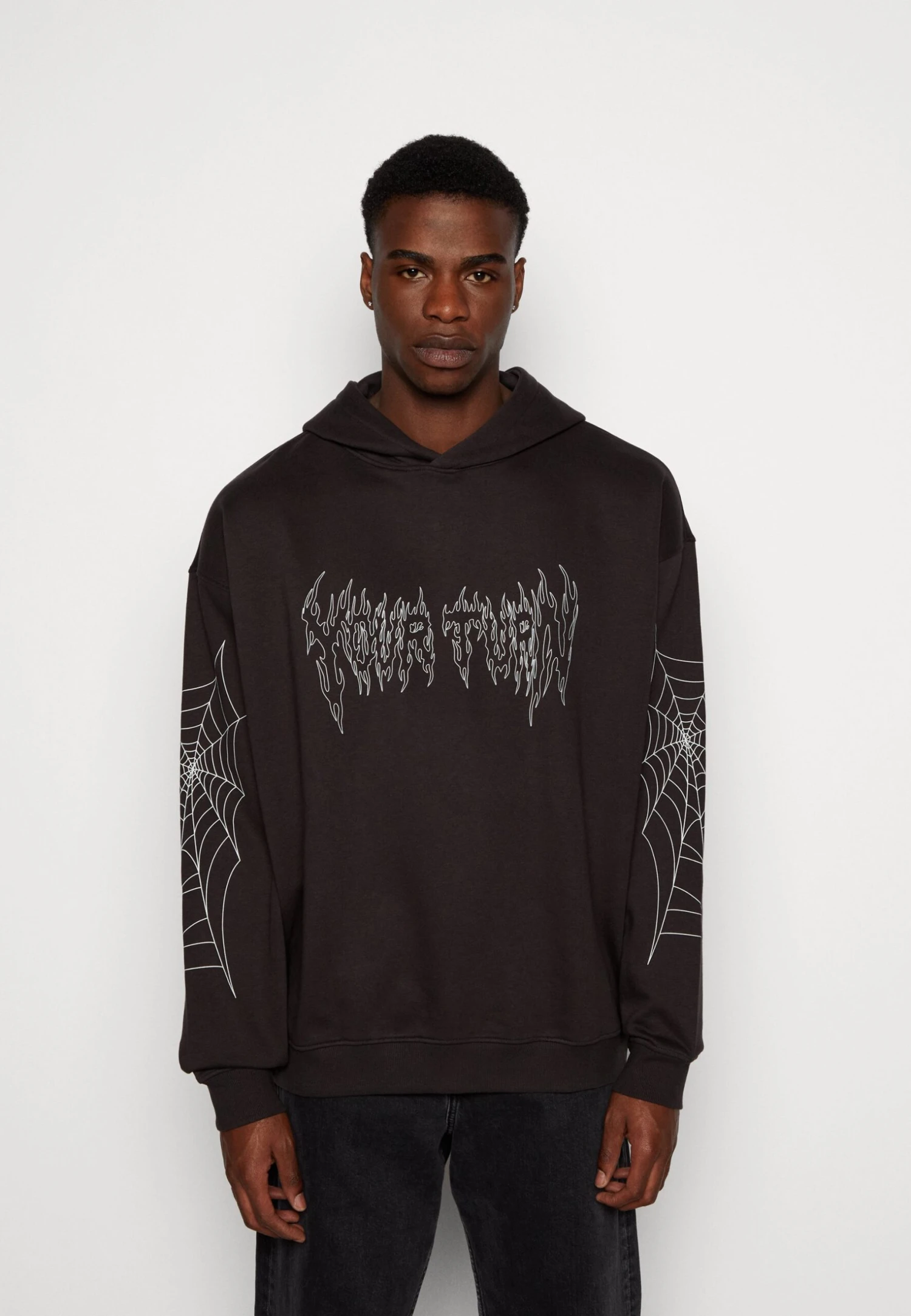 YOURTURN Spiderweb Unisex - Hoodie - Black 1 YOURTURN Spiderweb Unisex - Hoodie - Black