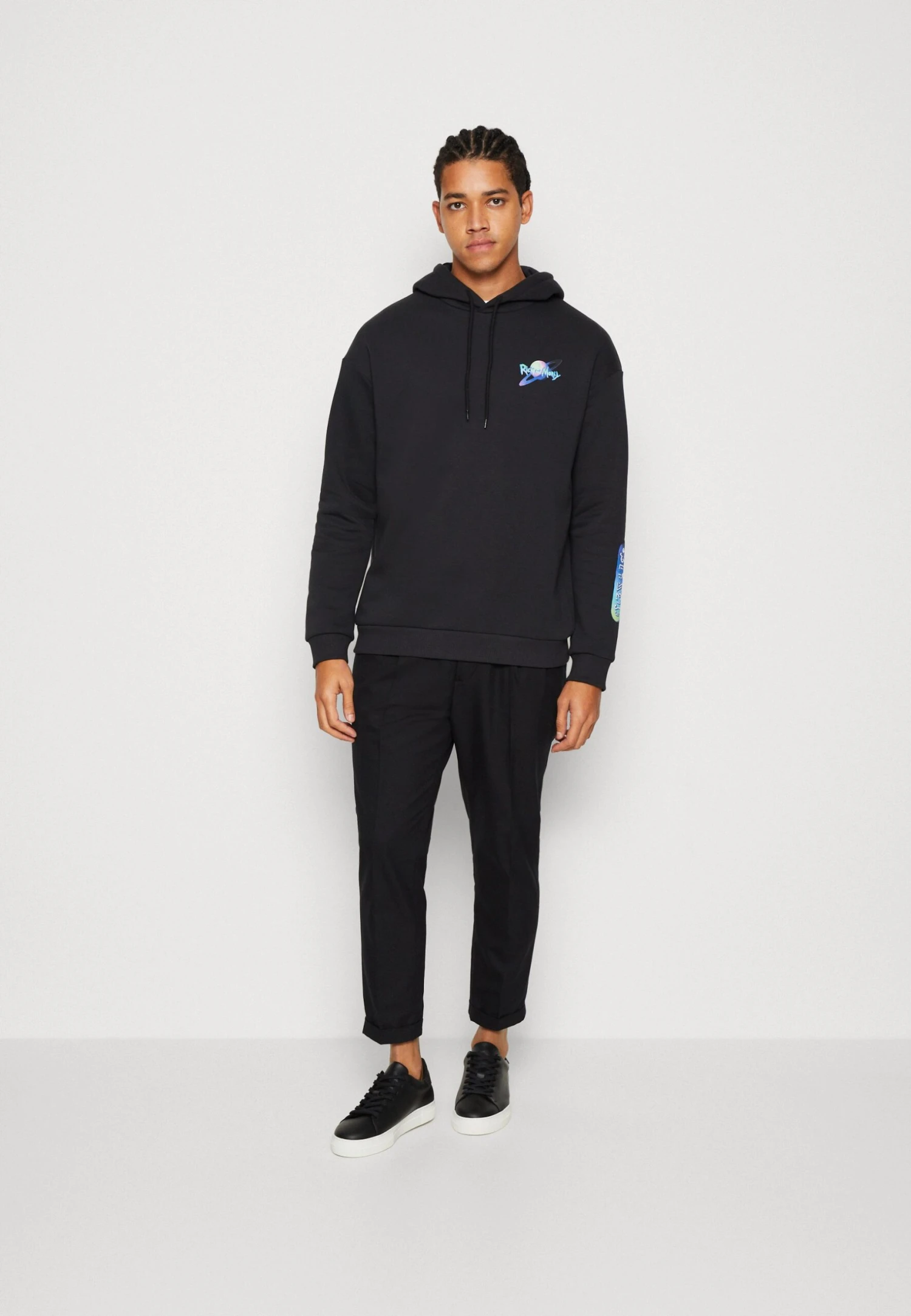 YOURTURN Rick And Morty Unisex - Hoodie - Black 2 YOURTURN Rick And Morty Unisex - Hoodie - Black - Afbeelding 2