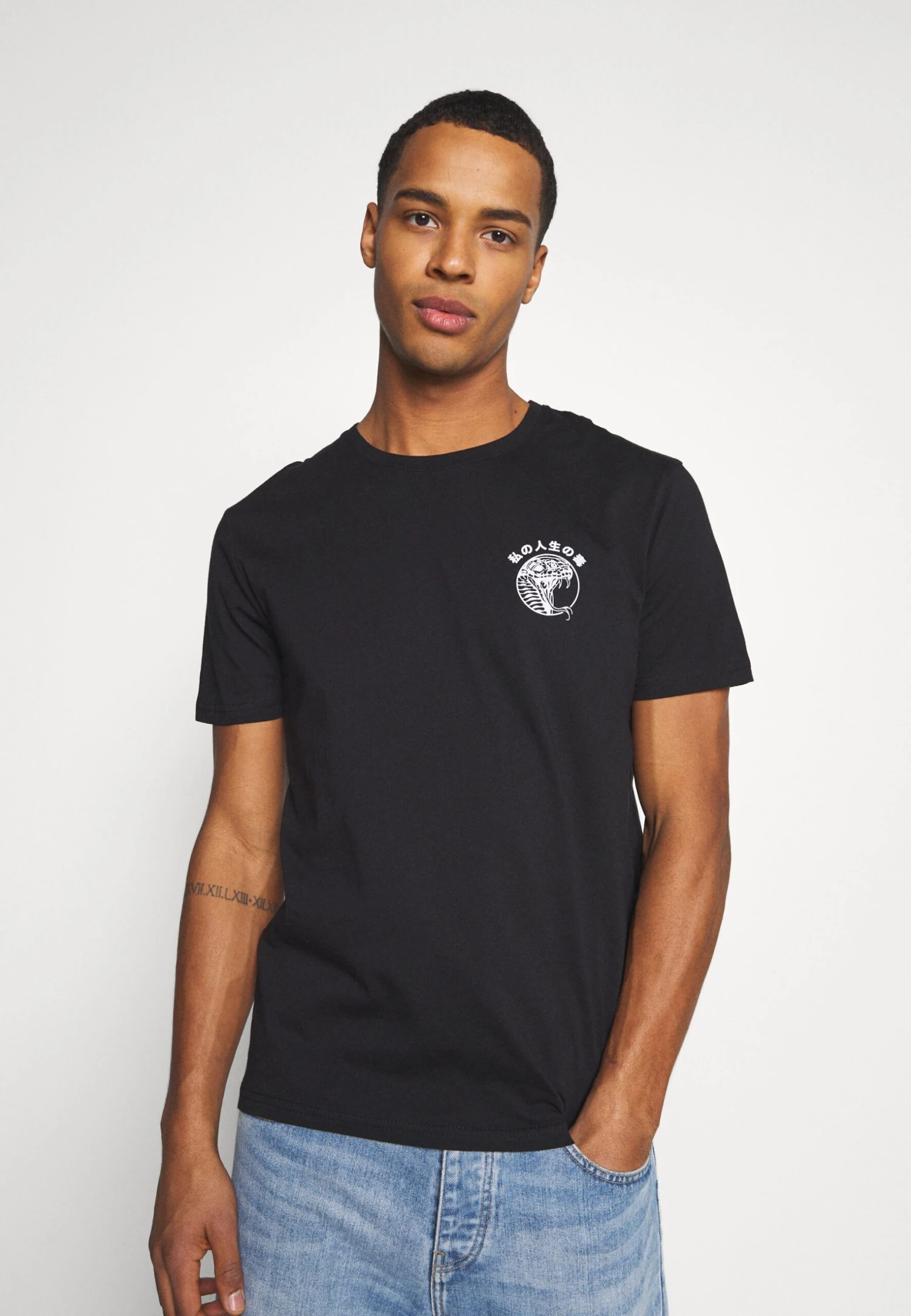 YOURTURN Unisex - T-Shirt Print - Black 3 YOURTURN Unisex - T-Shirt Print - Black - Afbeelding 3