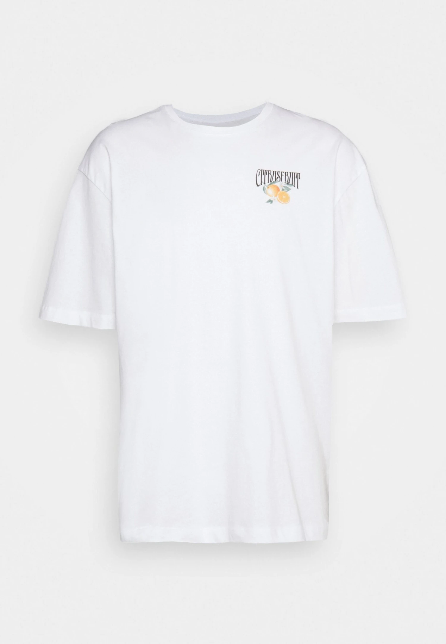 YOURTURN Orange Fruit Graphic Tee- T-Shirt Print - White 5 YOURTURN Orange Fruit Graphic Tee- T-Shirt Print - White - Afbeelding 5