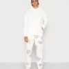 YOURTURN 2 Pack Unisex - Hoodie - Brown/Off White