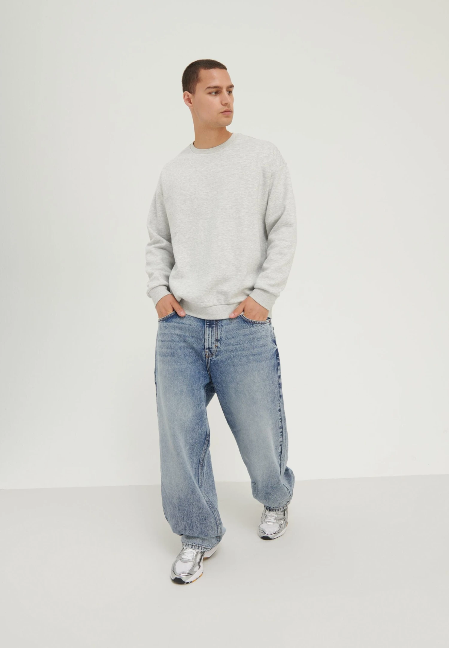 YOURTURN Unisex 2 Pack - Sweater - Black/Mottled Light Grey 2 YOURTURN Unisex 2 Pack - Sweater - Black/Mottled Light Grey - Afbeelding 2