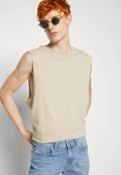 YOURTURN Unisex 2 Pack - Top - Beige/Dark Blue -Yourturn Verkoopwinkel 77d67afd4289486d9416957cbdbe4950