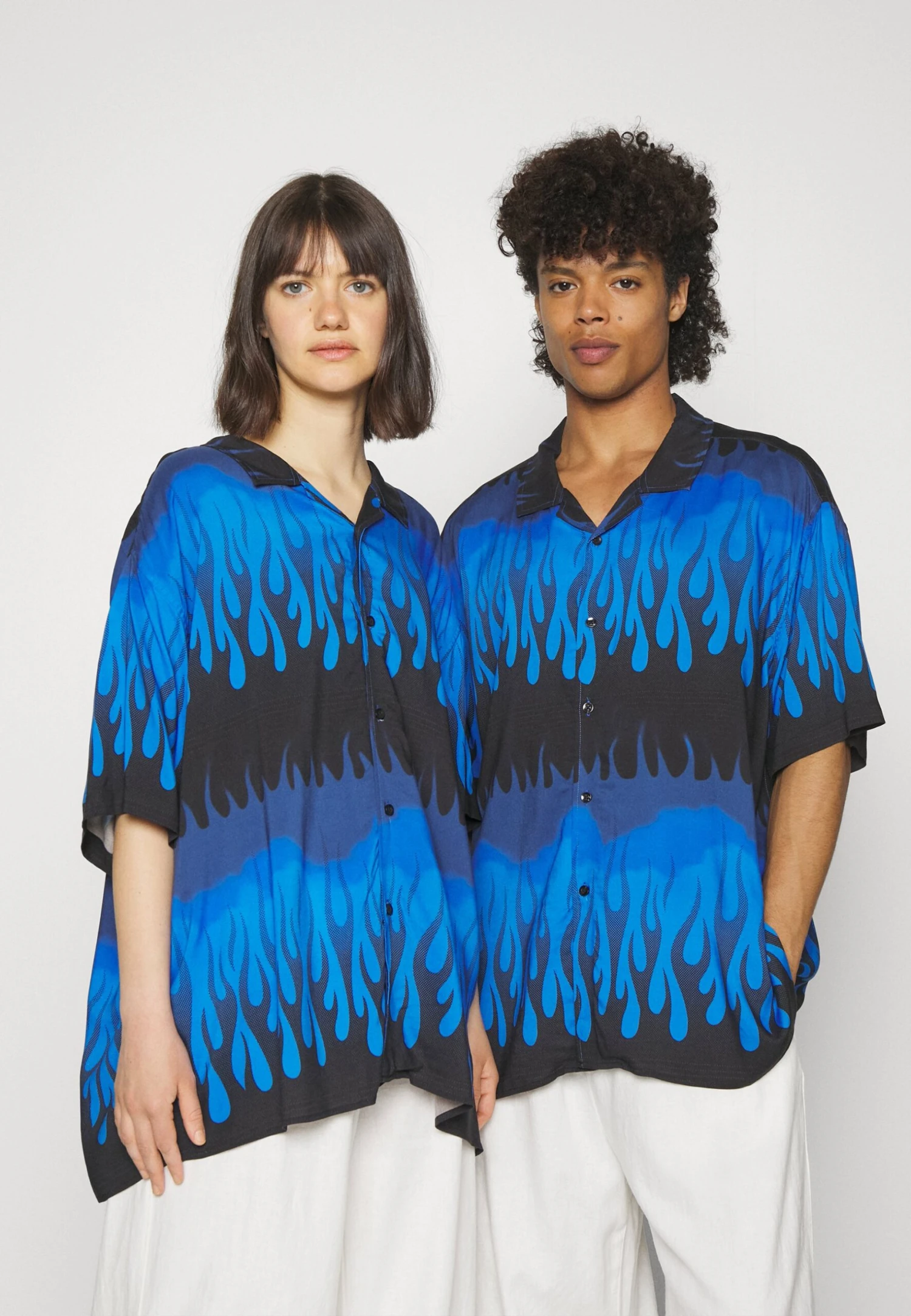 YOURTURN Unisex - Overhemdblouse - Blue 1 YOURTURN Unisex - Overhemdblouse - Blue