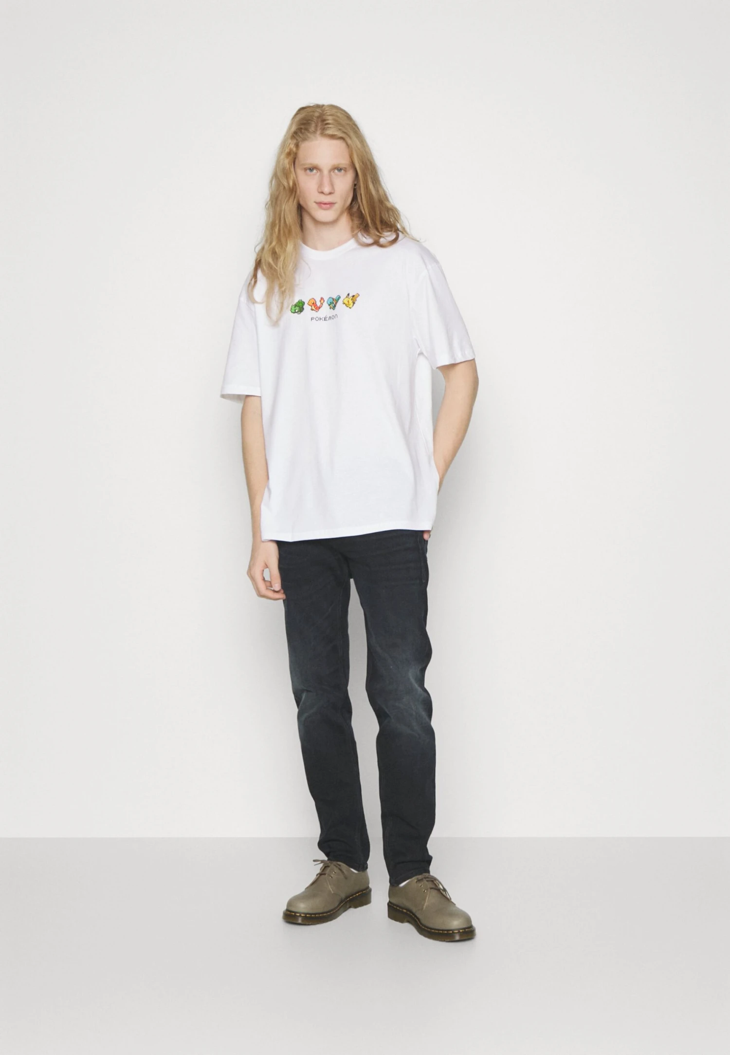 YOURTURN Pokemon Pikachu Unisex - T-Shirt Print - White 2 YOURTURN Pokemon Pikachu Unisex - T-Shirt Print - White - Afbeelding 2