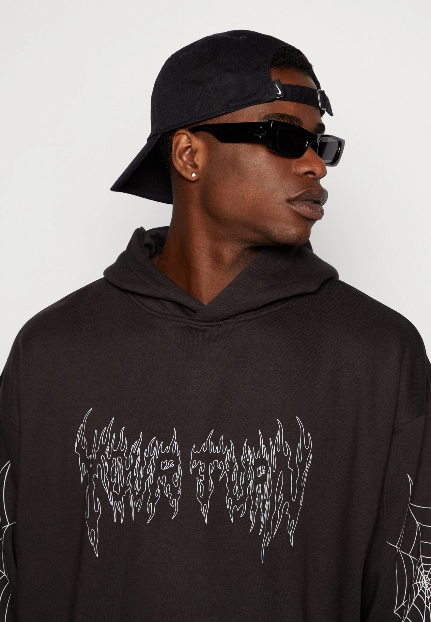 YOURTURN Spiderweb Unisex - Hoodie - Black 4 YOURTURN Spiderweb Unisex - Hoodie - Black - Afbeelding 4