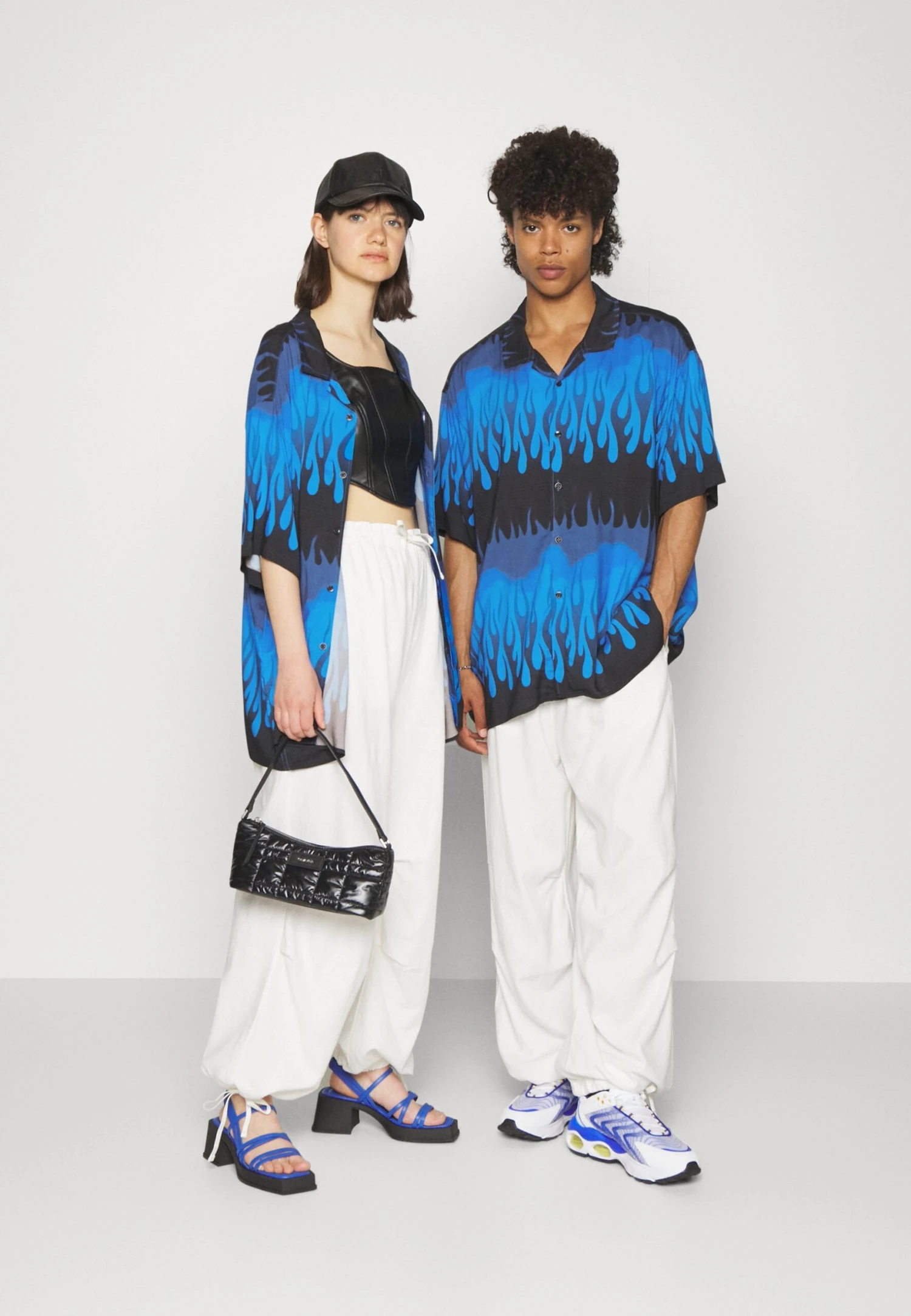 YOURTURN Unisex - Overhemdblouse - Blue 2 YOURTURN Unisex - Overhemdblouse - Blue - Afbeelding 2