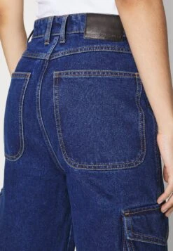 YOURTURN Cargo Denim Wide Leg Unisex - Relaxed Fit Jeans - Rinsed Denim -Yourturn Verkoopwinkel 97abe2fe6f7746328a788429fbab1a5e