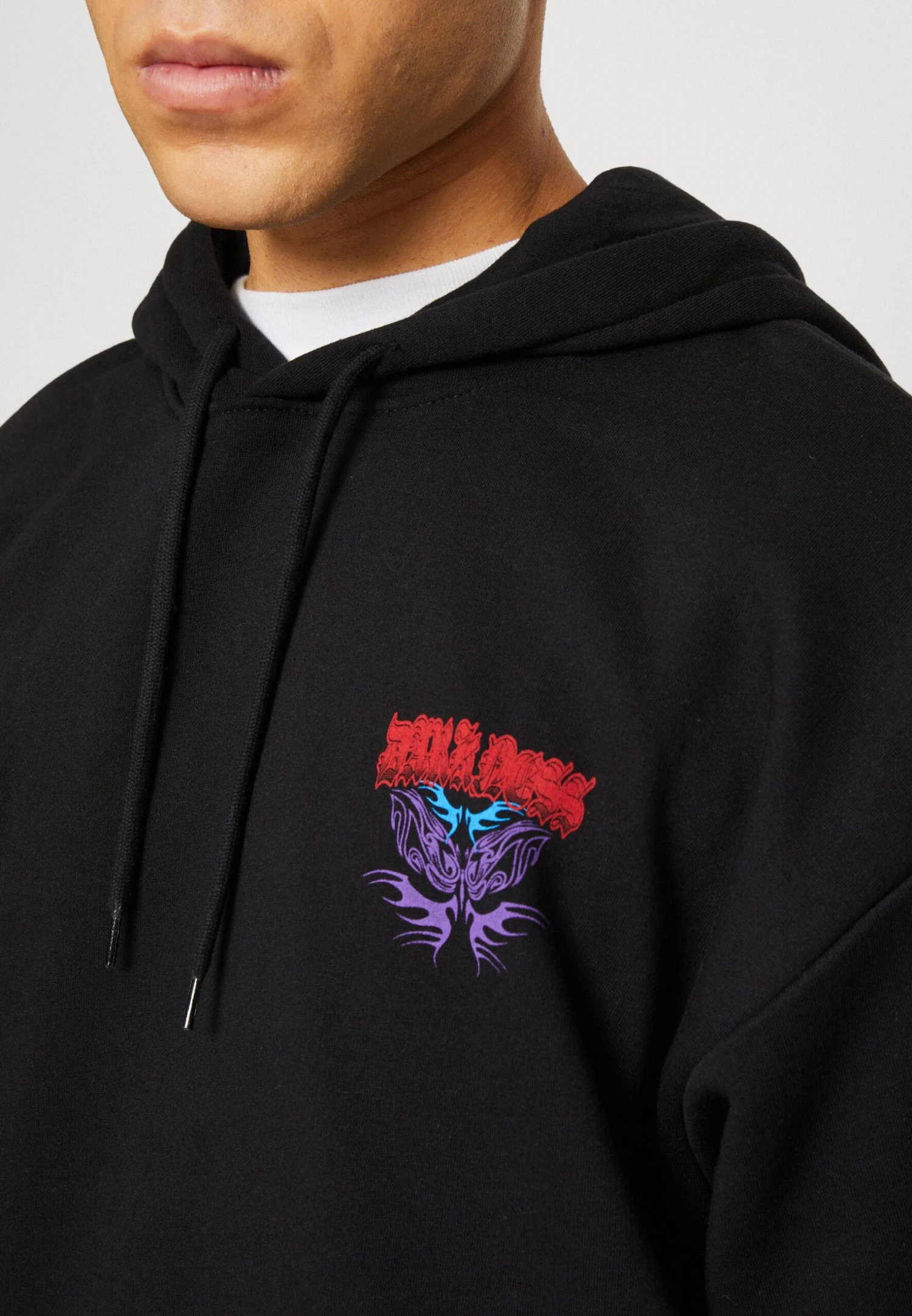 YOURTURN Darkness But- Sweater - Black 6 YOURTURN Darkness But- Sweater - Black - Afbeelding 6