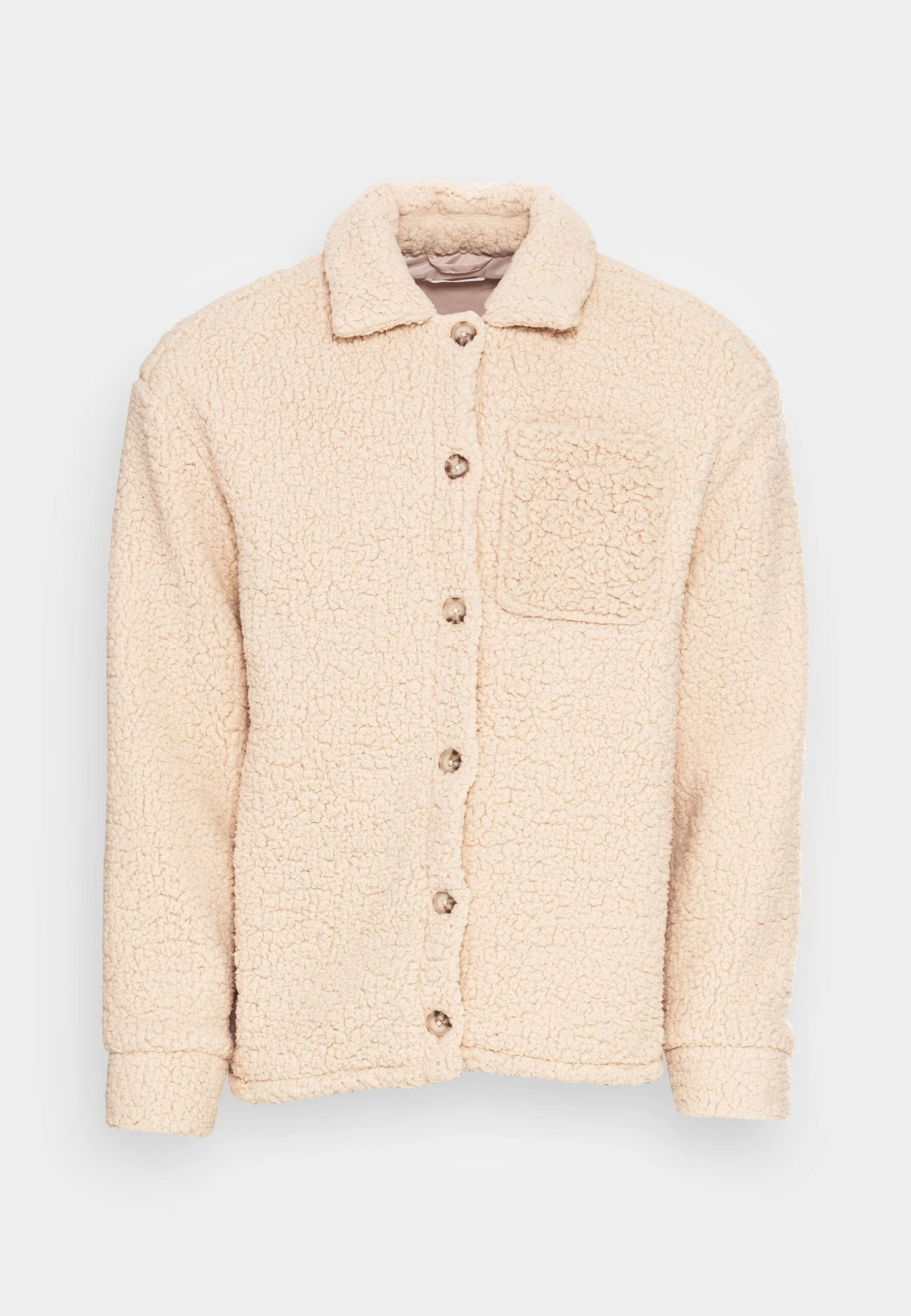 YOURTURN Sherpajacket Unisex - Fleecejas - Tan 4 YOURTURN Sherpajacket Unisex - Fleecejas - Tan - Afbeelding 4