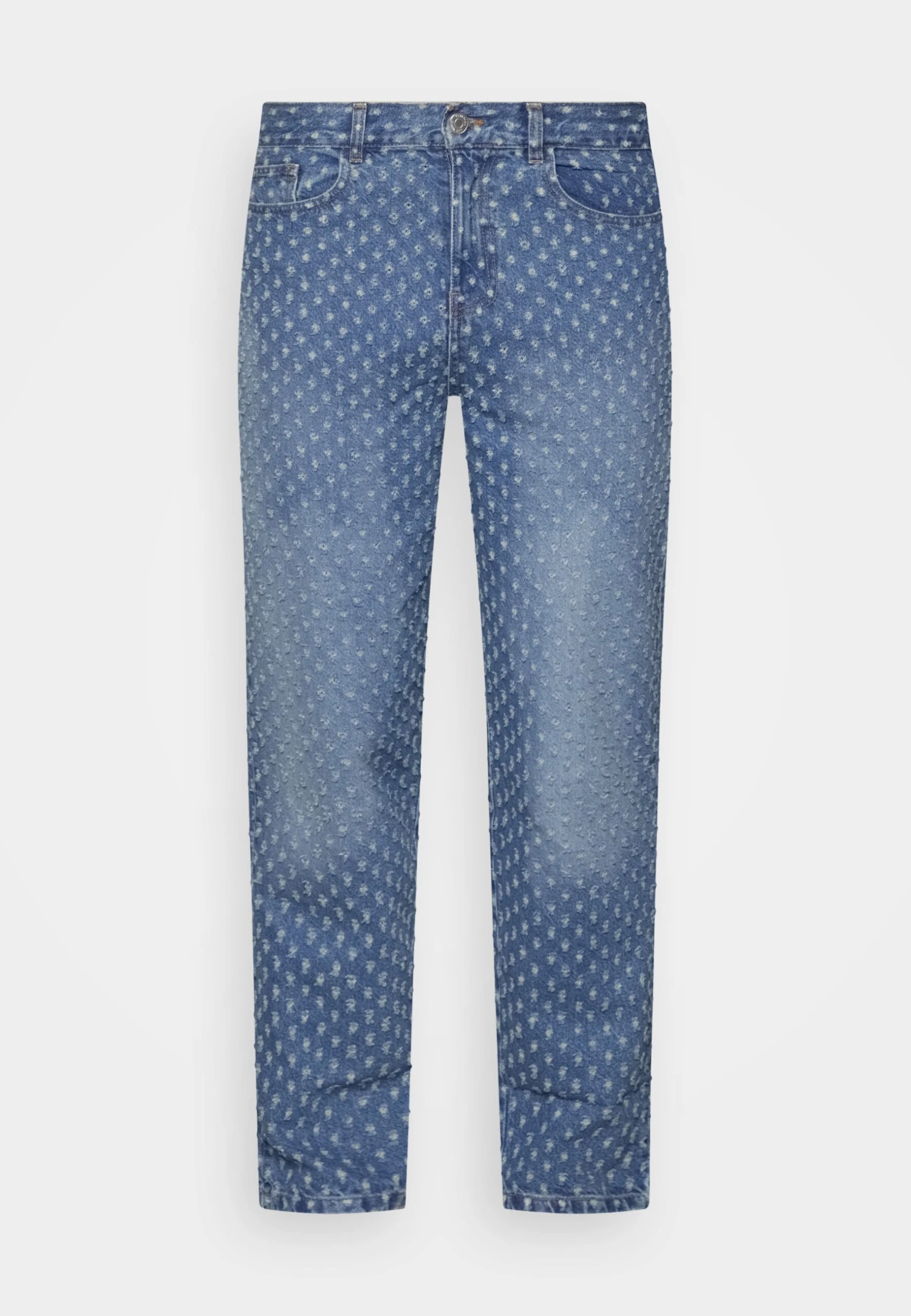 Phluid Project X Yourturn - Heavily Distressed - Relaxed Fit Jeans - Blue Denim 5 Phluid Project X Yourturn - Heavily Distressed - Relaxed Fit Jeans - Blue Denim - Afbeelding 5