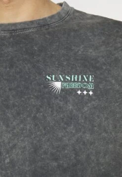 YOURTURN Unisex - T-Shirt Print - Mottled Black -Yourturn Verkoopwinkel a85d95624c9c49c49f465d6519079221