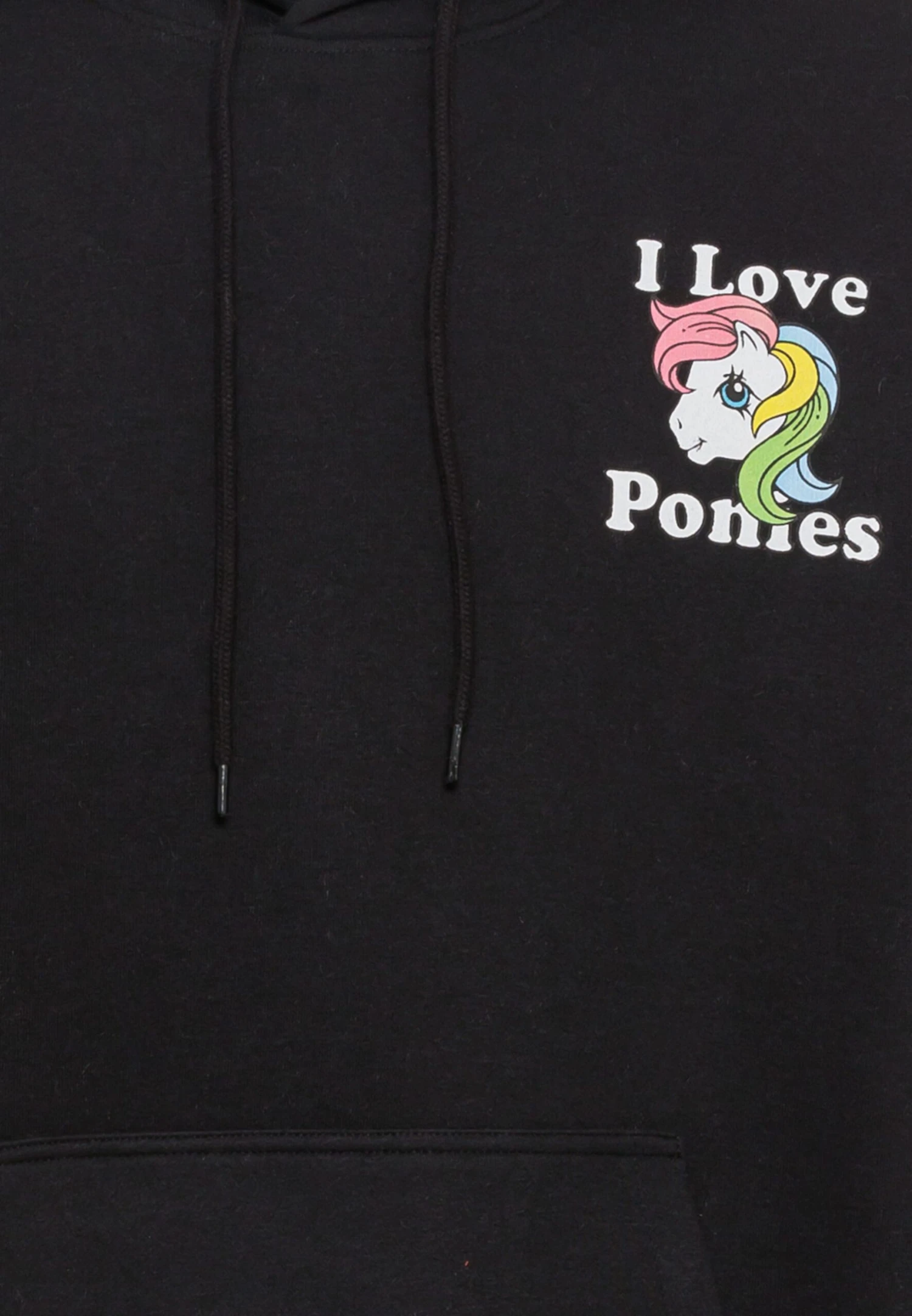 YOURTURN My Little Pony Unisex - Hoodie - Black 3 YOURTURN My Little Pony Unisex - Hoodie - Black - Afbeelding 3