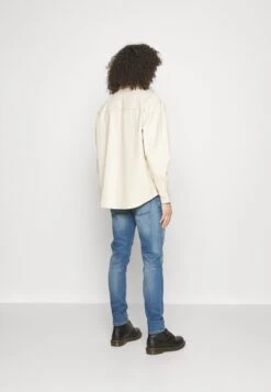 YOURTURN Unisex - Imitatieleren Jas - Beige -Yourturn Verkoopwinkel c671d83259a145cbb626a655a3237175