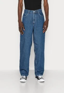 YOURTURN Unisex - Relaxed Fit Jeans - Rinsed Denim