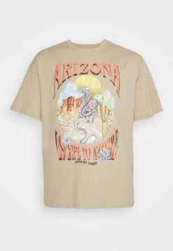 YOURTURN Unisex - T-Shirt Print - Beige -Yourturn Verkoopwinkel eb835e4163af4e4d9bb92027d2fa8fb7