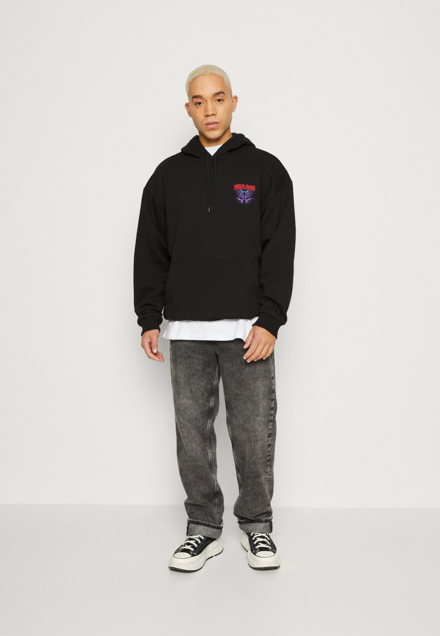 YOURTURN Darkness But- Sweater - Black 2 YOURTURN Darkness But- Sweater - Black - Afbeelding 2