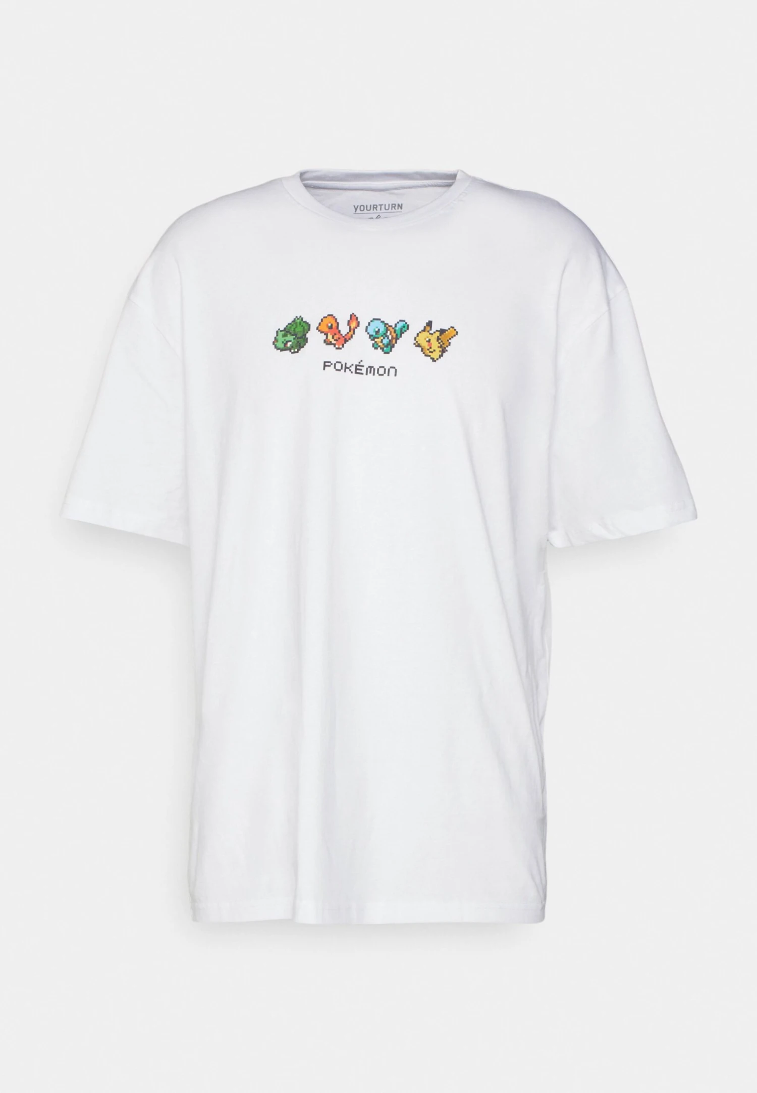 YOURTURN Pokemon Pikachu Unisex - T-Shirt Print - White 5 YOURTURN Pokemon Pikachu Unisex - T-Shirt Print - White - Afbeelding 5